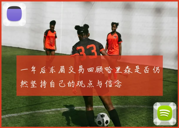 一年后东眉交易回顾哈里森是否仍然坚持自己的观点与信念